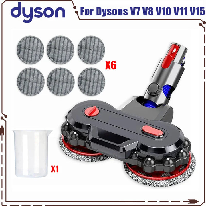 Motorized Head Brush for Dyson V7 / V8 / V10 / V11 / V15 – Powerful Floor Cleaning Attachment