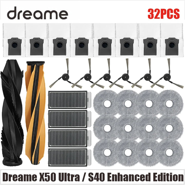 Dreame X50 Ultra / S40 Replacement Parts Kit – Complete Maintenance Set