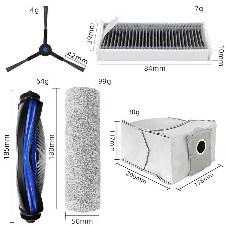 Ecovacs X8 Pro Omni Replacement Parts Kit – Complete Maintenance Set for Peak Performance