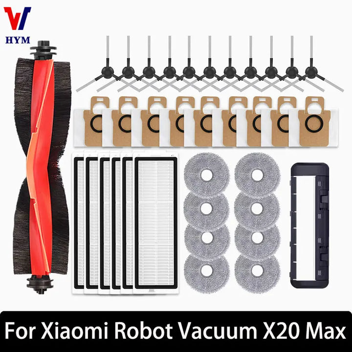 Xiaomi Mi X20 Max D109GL Robot Vacuum Cleaner Parts Kit - Botirix