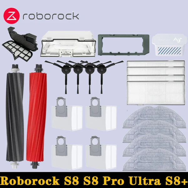 Roborock S8 / S8+ / S8 Pro Ultra Replacement Parts Kit – Full Maintenance Set - Botirix