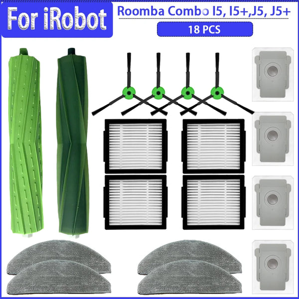 iRobot Roomba Combo I5 / I5+ / J5 / J5+ Replacement Parts Kit – Complete Maintenance Set