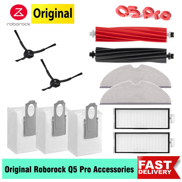 Roborock Q5 Pro / Q5 Pro+ / Q8 Max+ Replacement Parts Kit – Complete Maintenance Set - Botirix